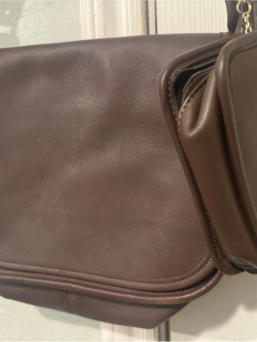 Coach Vintage Patricia Crossbody Bag  w/ Wallet - Mahogany Brown